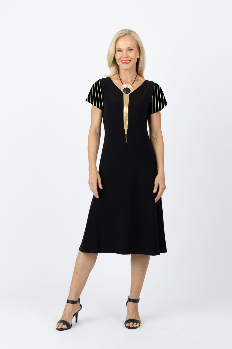 5338 Two Way Dress - Black/White