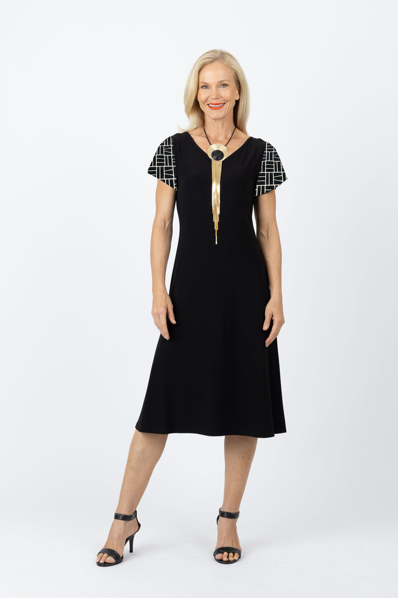5338 Two Way Dress - Black Shape