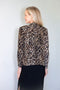 5064 Short Drape Cardi - Leopard Love