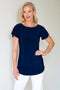 5249 Two Way Top - Navy