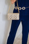 A723 Padded Handbag - Gold