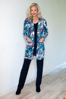 5042 Pocket Cardigan - Palms