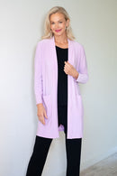 4265E Pocket Cardigan - Lilac