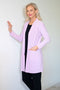 4265E Pocket Cardigan - Lilac