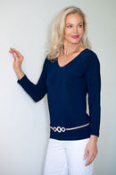 5263 Sorento L/S Raglan - Navy