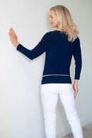 5263 Sorento L/S Raglan - Navy