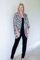 5328 Kimono Cardi - Space Black