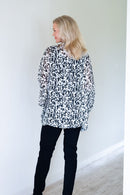 5328 Kimono Cardi - Space Black
