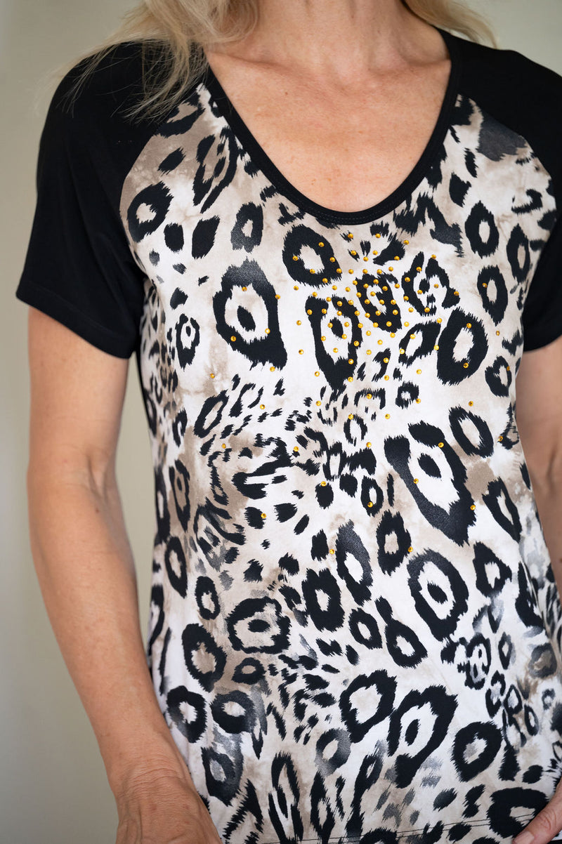 5179 S/S Print Front Raglan - Jag Print