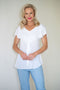5221  Frill Top -  White