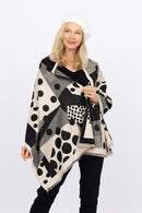 P12 Shawl - Cream Spot