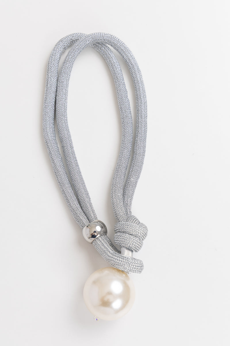 A457 Pearl Necklace - Silver