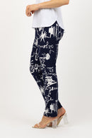 5218 Cigar Pant - Squiggle (Navy/White)