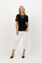 5251 Lace Insert Top - Burnout