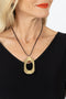 F22 Necklace - Oval & Gold