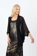 5328 Kimono Cardi - Sahara Black