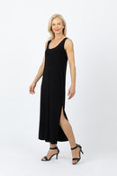 5096 Slim Singlet Dress - Black