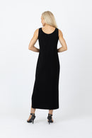 5096 Slim Singlet Dress - Black