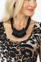 F21 Rubber Necklace - Black