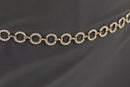 B1 Diamond Circle Belt - Gold