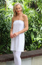 4297E  Sorrento Bustier Dress- White