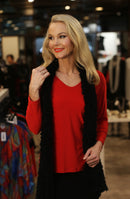 5263 Sorento L/S Raglan - Red