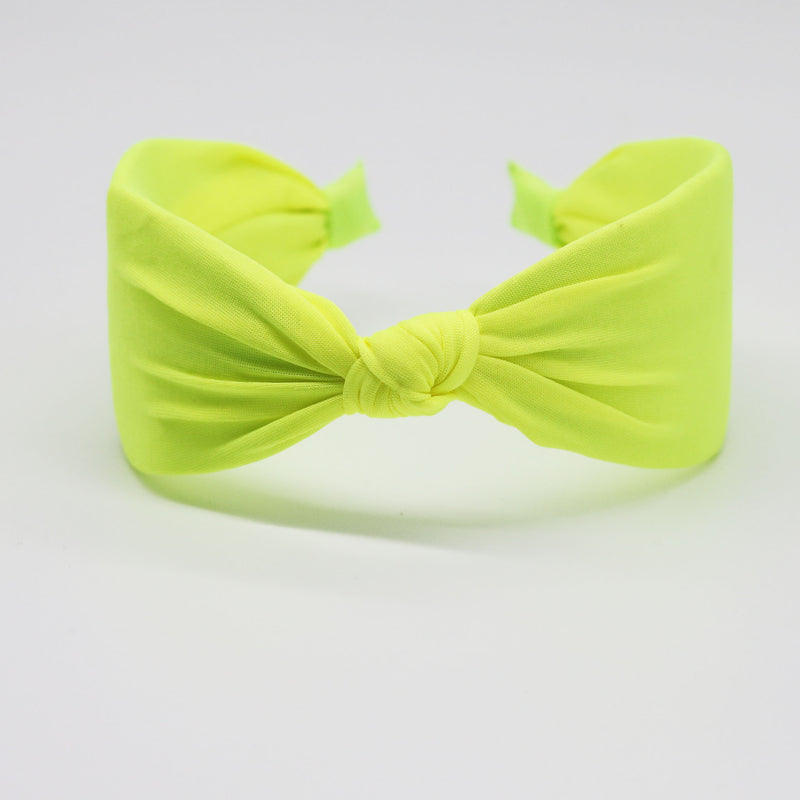 A535 Knot Headband - Yellow