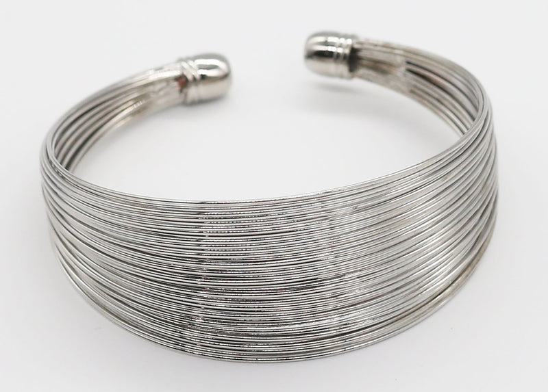 A477 Wire Cuff - Silver